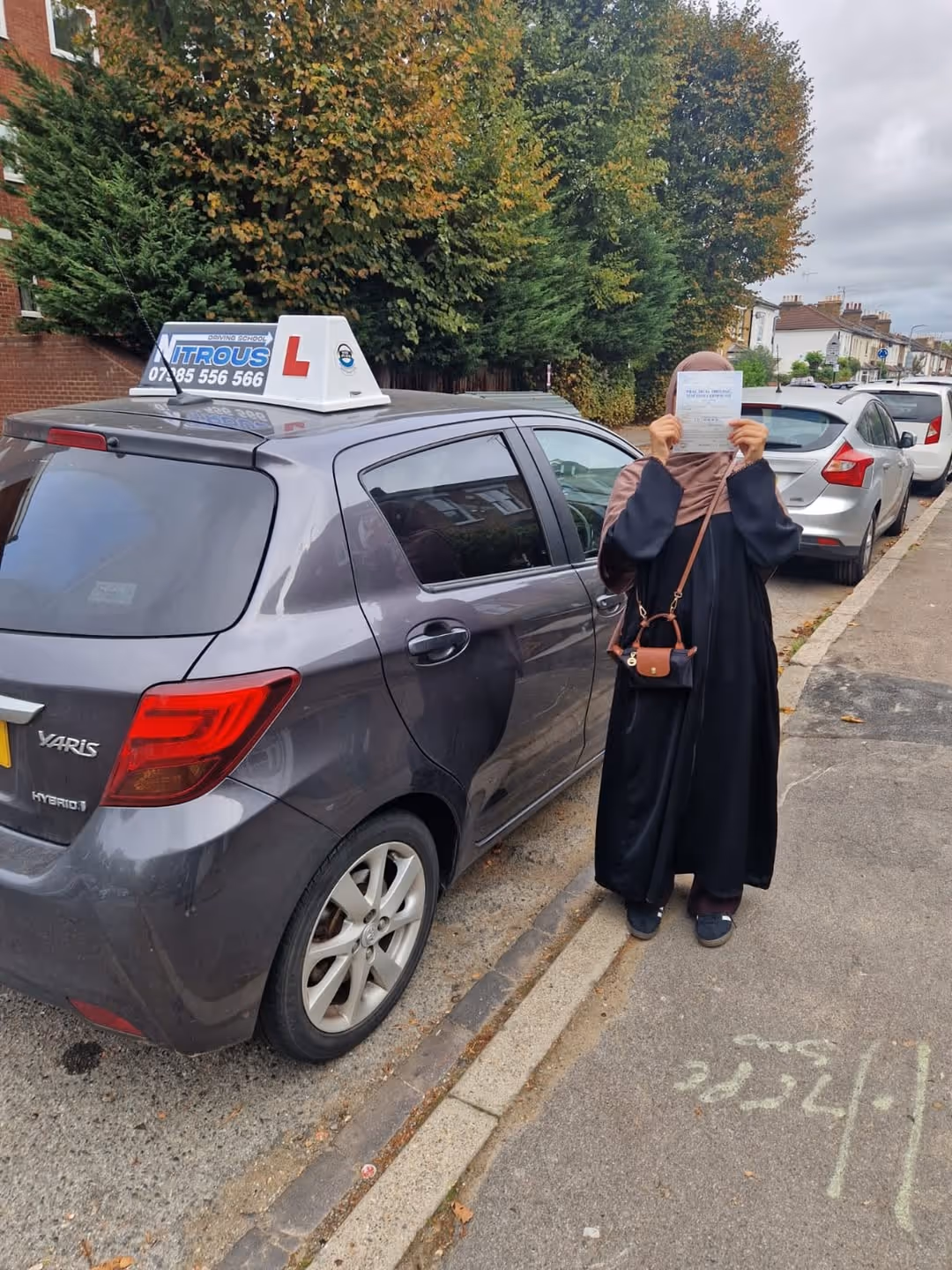 Congratulations to Faizah on passing at Wanstead DTC!